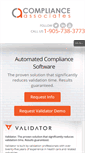 Mobile Screenshot of complianceassociates.ca